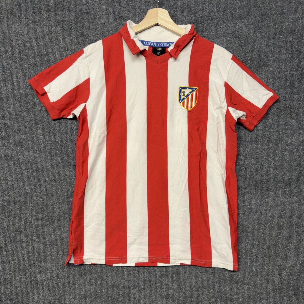 Coolligan 1970 Atlético de Madrid Home Retro Football Jersey Shirt Men’s Size S